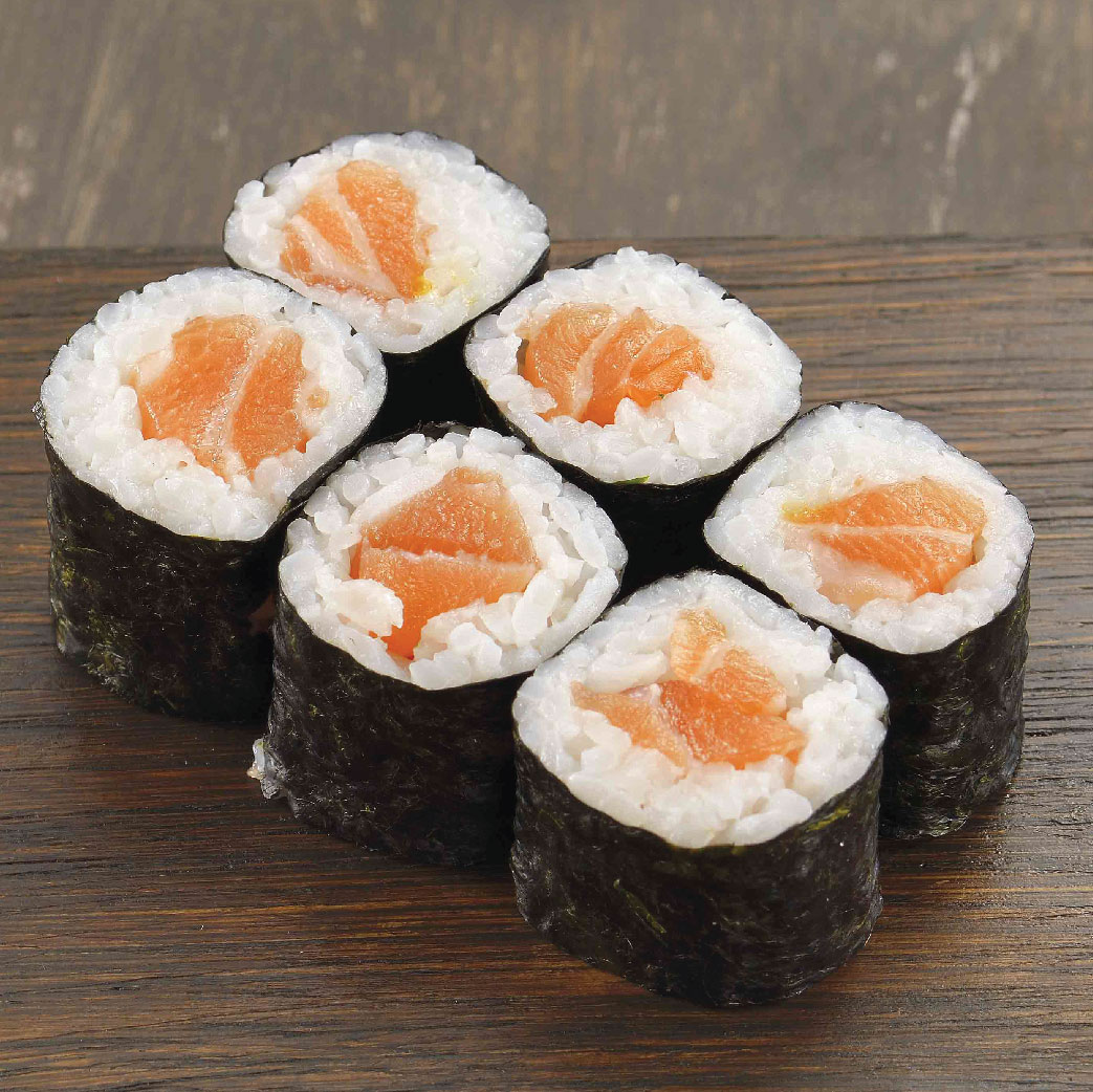 471. Salmon Maki Sushi (6p) – Edomae Sushi Yokocho